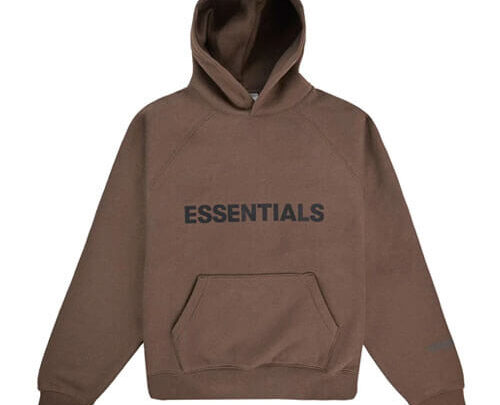 Brown Essentials Hoodies